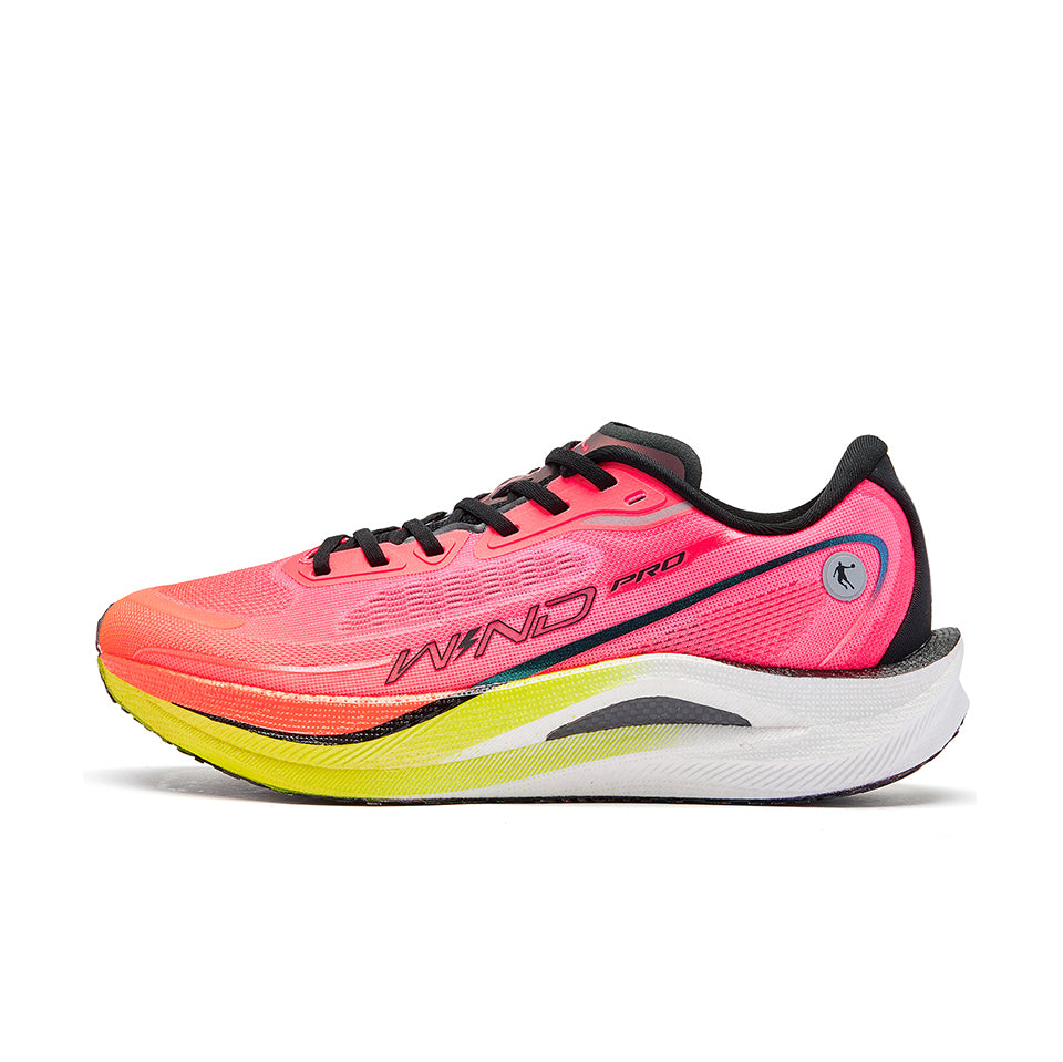 QIAODAN Wind-Running 2.0 PRO Hardloopschoenen 'Pink Yellow'「Dames」