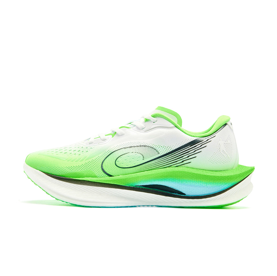 QIAODAN Wind-Running 3.0 'Jordan White Bright Green'「Women」 | Running Shoes