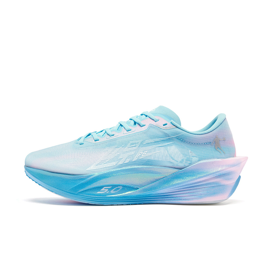 QIAODAN Feiying PB5.0 'Cirrus Blue Cherry Blossom Pink' | Running Shoes