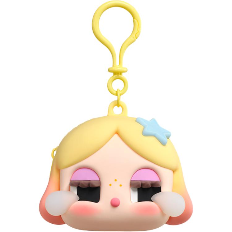 POP MART CRYBABY SHINY Collection Crybaby Doll Earphone Case Gold, Brown Merch - Kicksown store