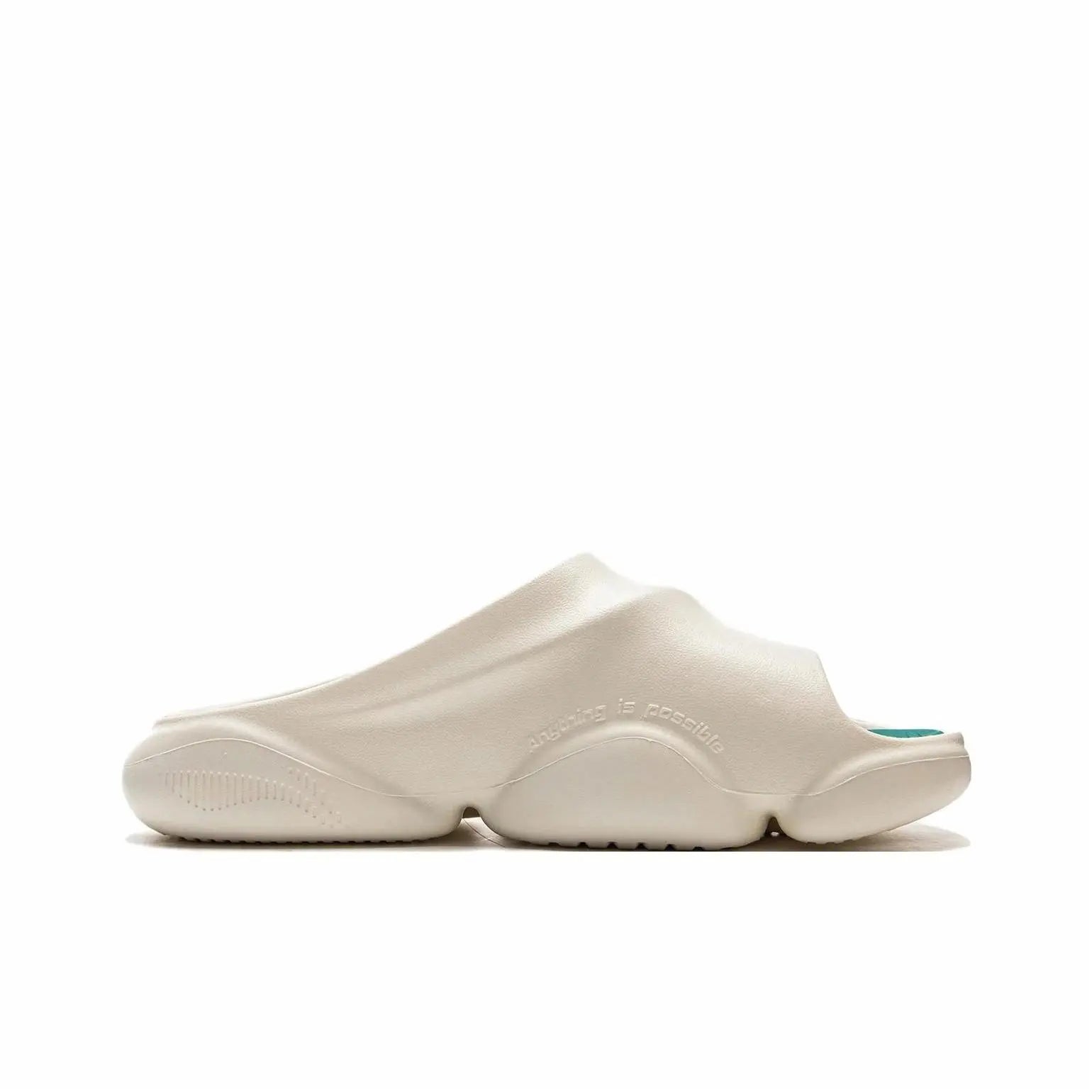 LiNing BADFIVE Slides OG ‘Beige Green' - Kicksown store