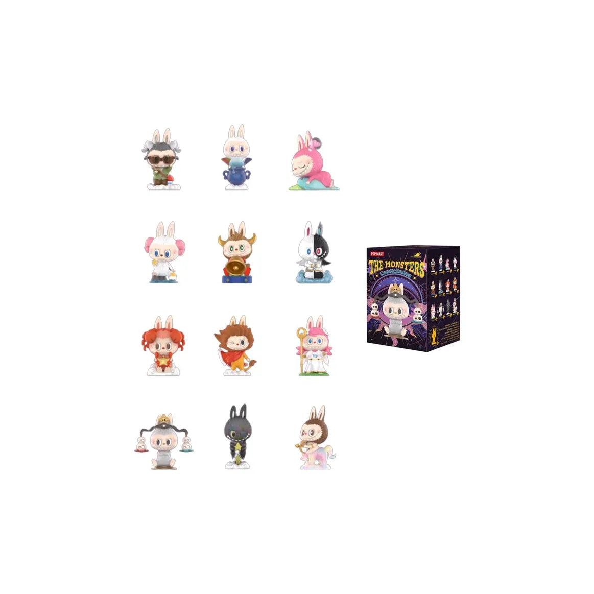 POP MART LABUBU THE MONSTERS Constellation Collection Mystery Boxes Single Mystery Box/Full Box 12 Pcs