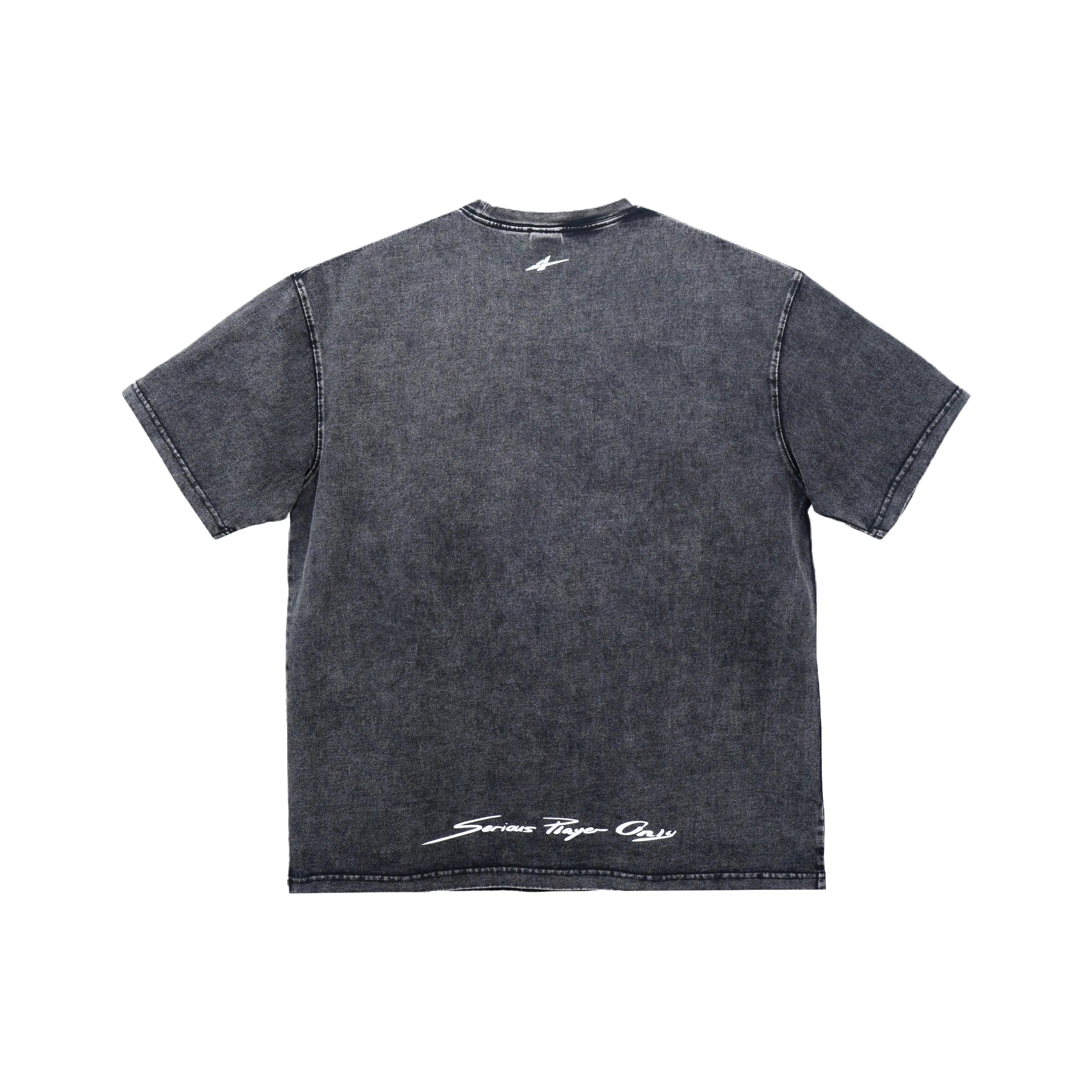 Serious Player Only ALLDAY DryLite Oversize Cut T-shirt KR Edition Washed Black
