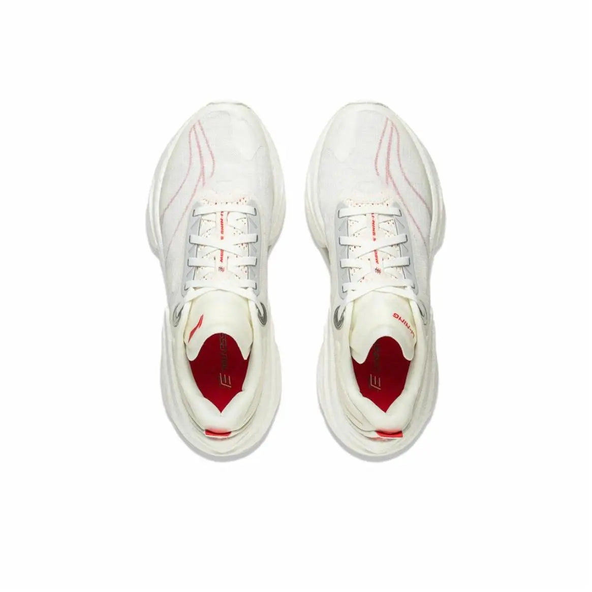 LiNing Shadow 3 Essential ‘White Red’ 「Women」 - magazinul Kicksown