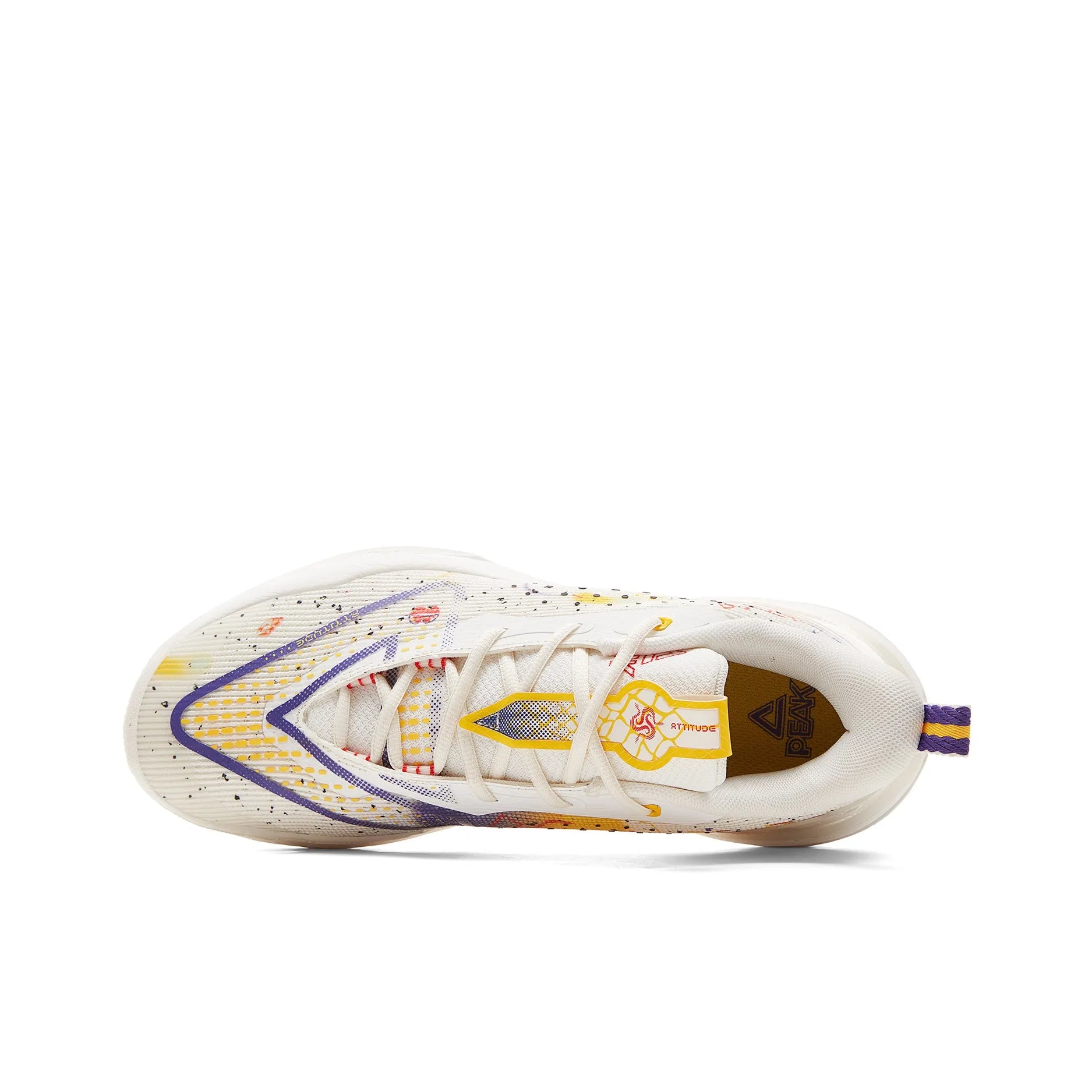 Peak Taichi BIG Triangle 4.0 'White Purple' - Kicksown store