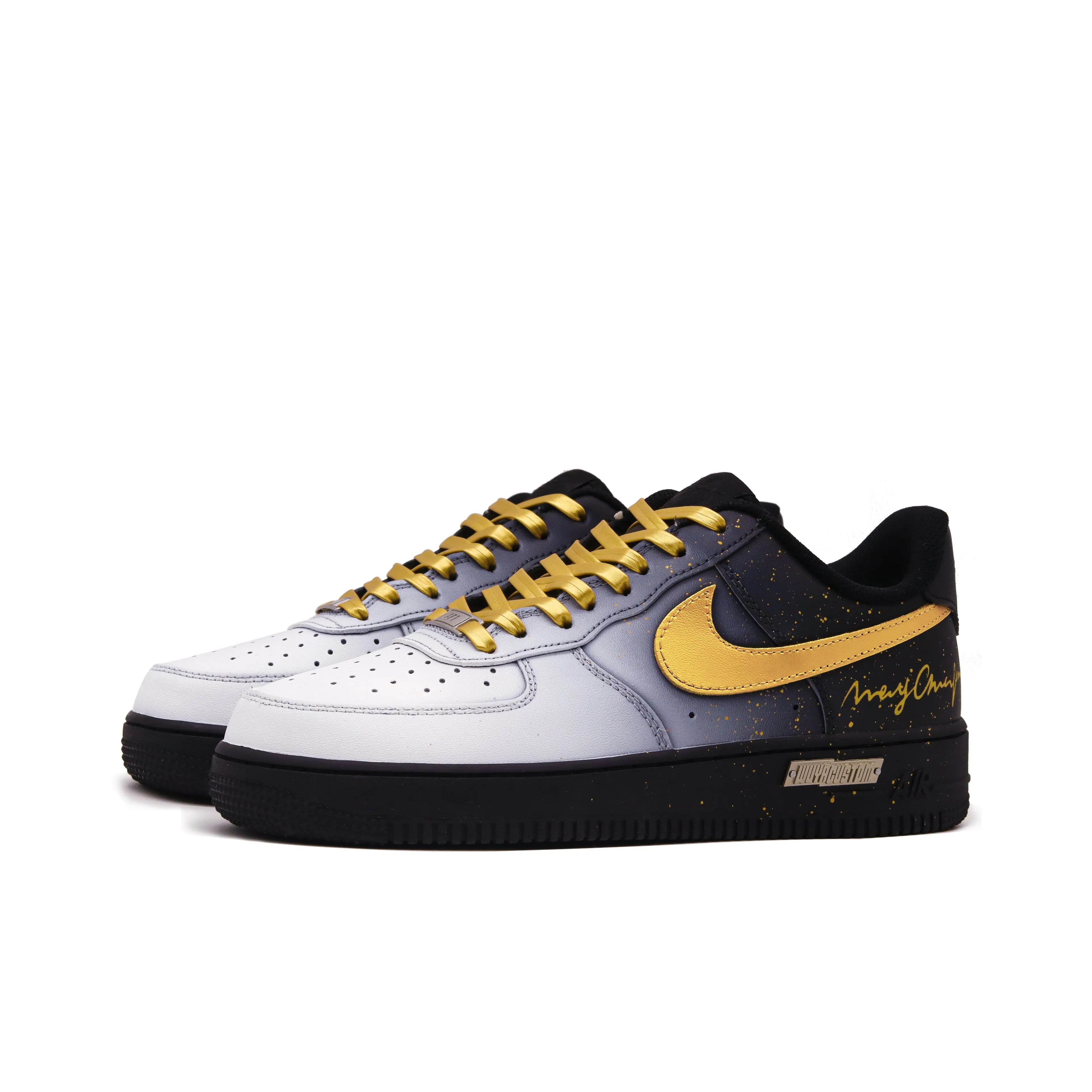 Nike Air Force 1 'Black Gold' 【カスタマイズ】