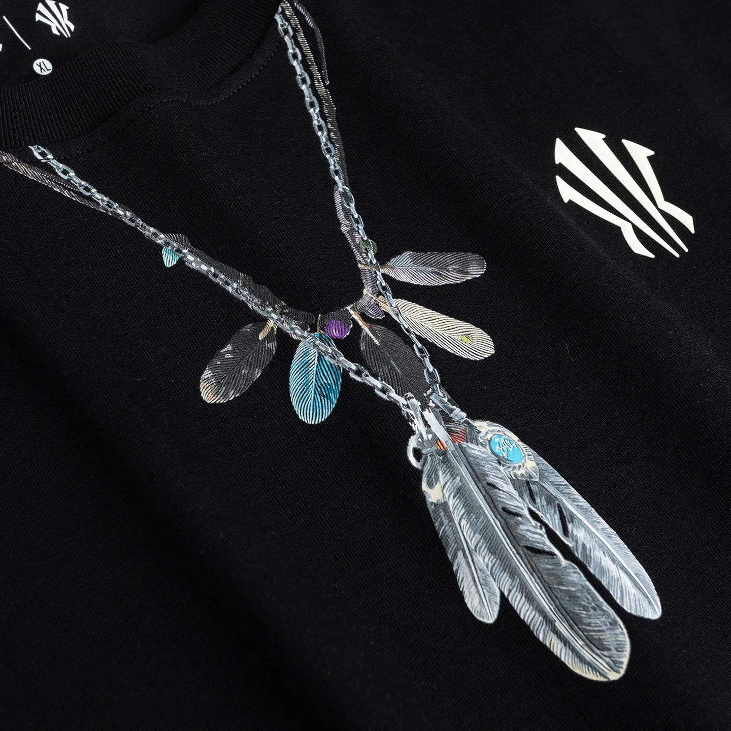 Anta Kai Necklace T-shirt 'Black'