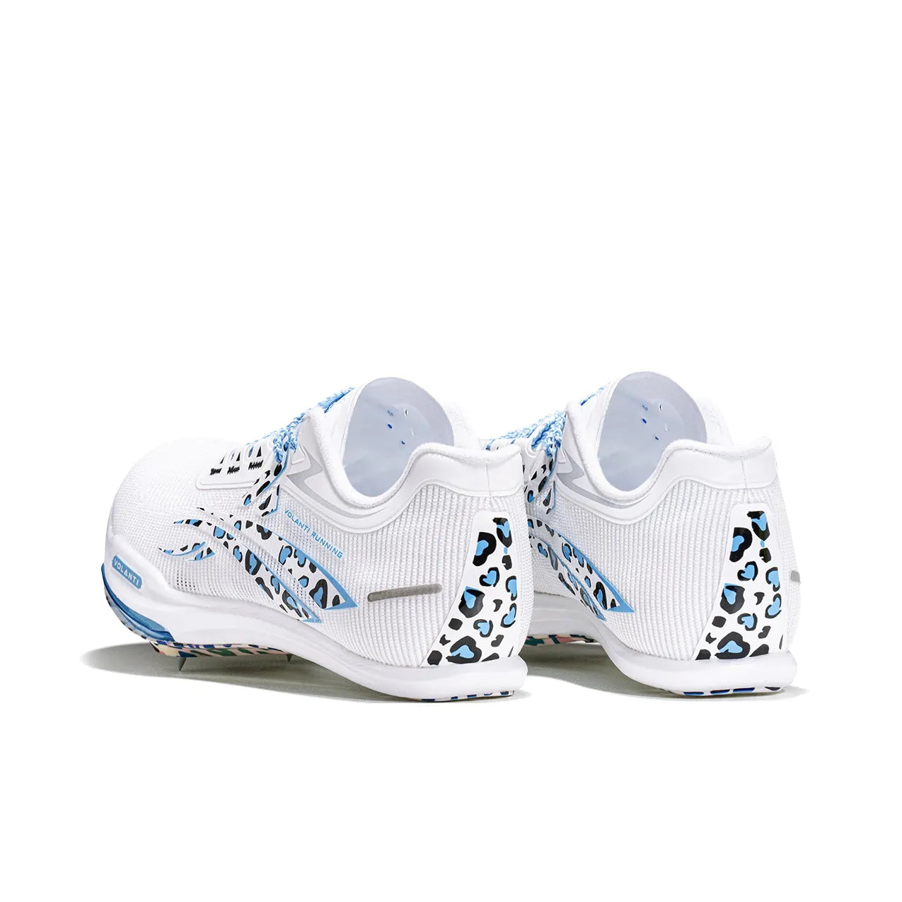 Volanti Rocket Air Cushion Spike Shoes 'Leopard Blue Diamond'