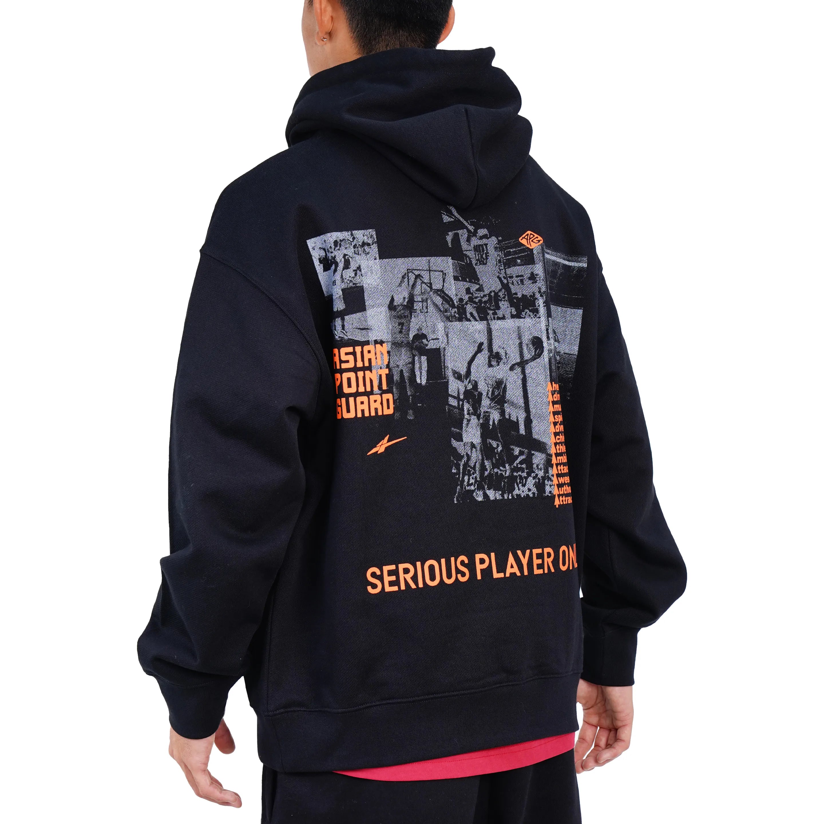 Serious Player Only x APG Pullover Hoodie Negro