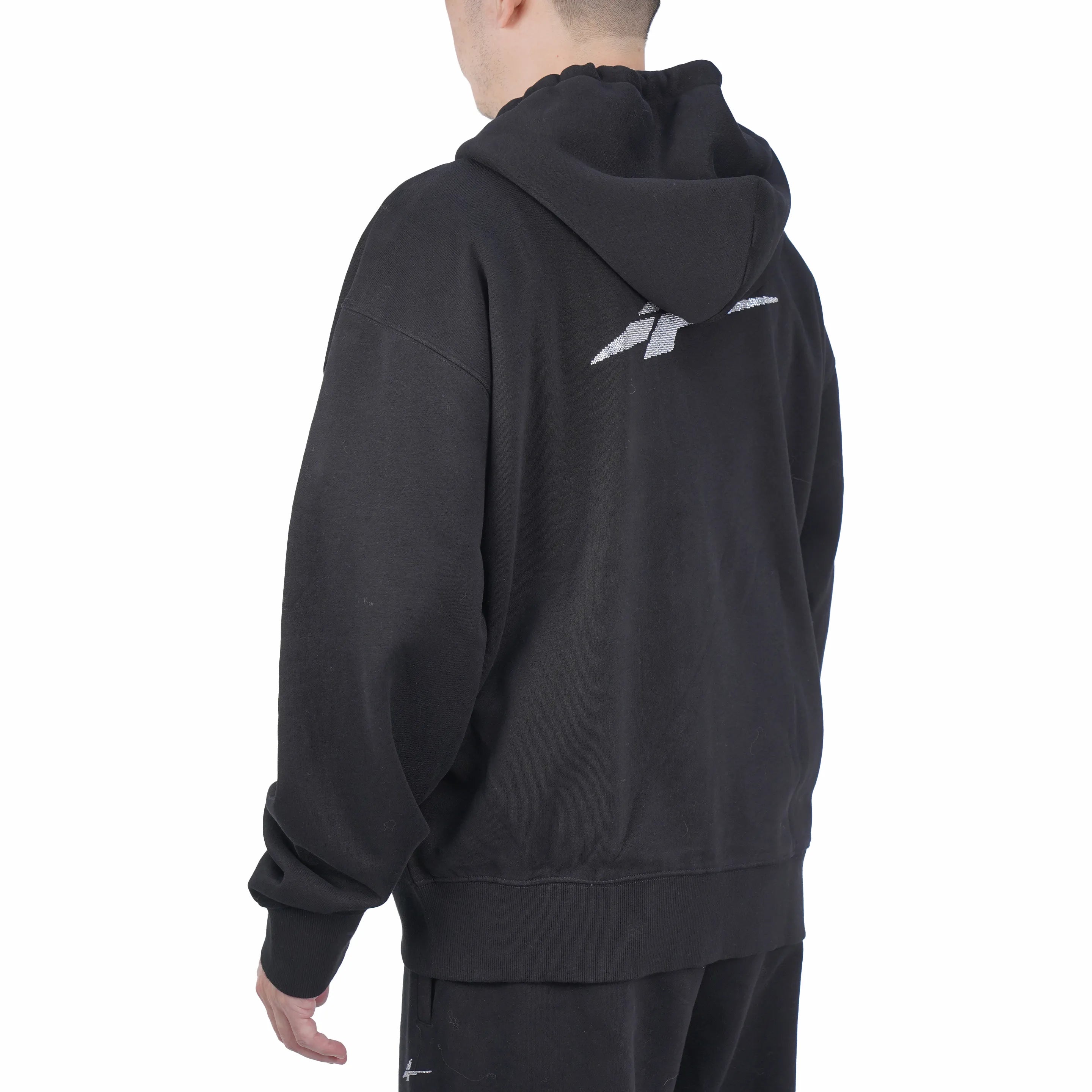 SPO Zip Up Hoodie-Diamond Black