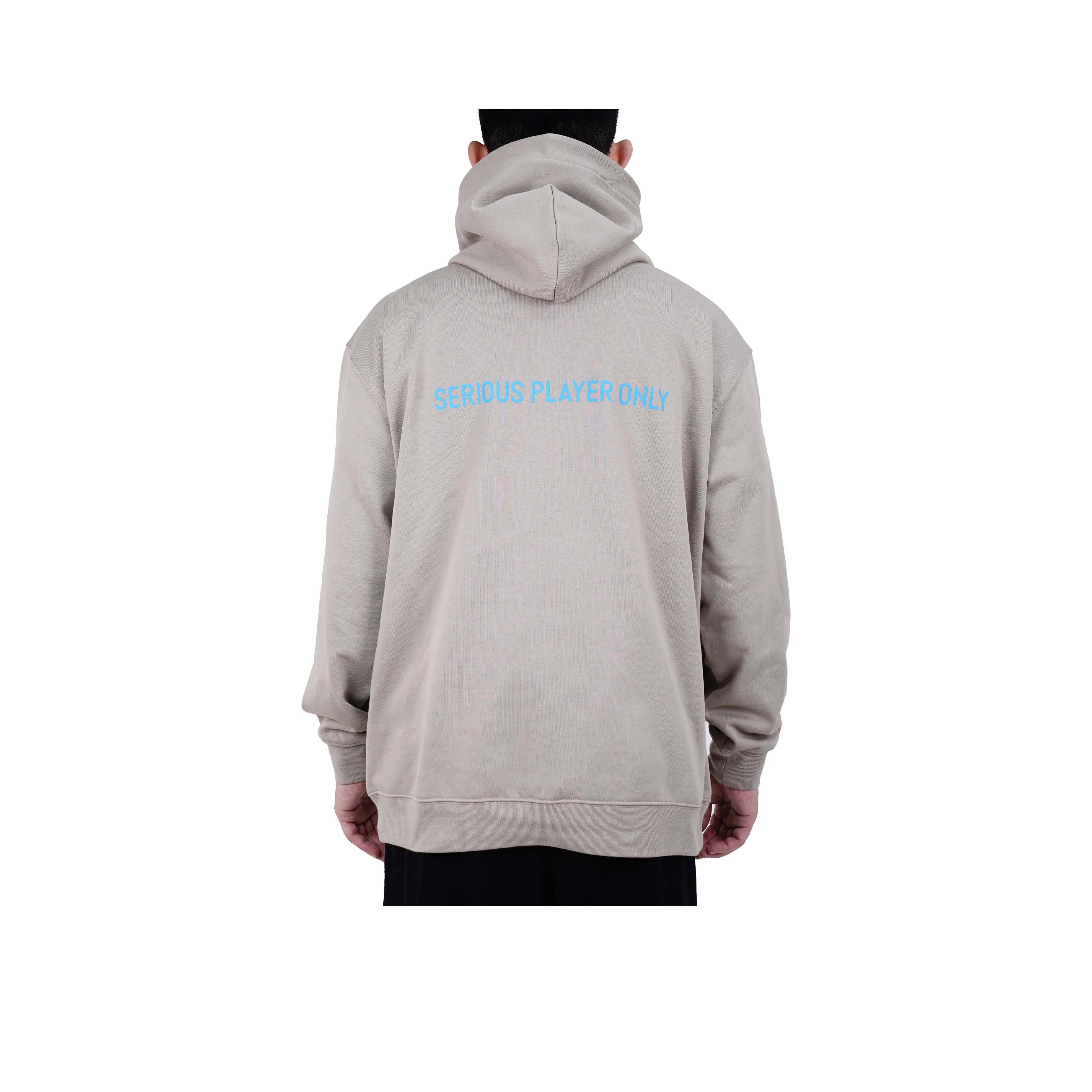 Serious Player Only x XAIVIAN Lightweight Pullover Hoodie Khaki