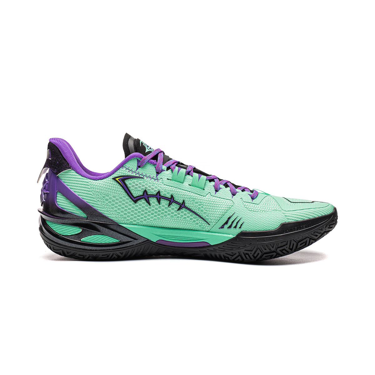 Li-Ning Blade 6 V2 Low-Top Basketballschuhe für Herren in Neonblau