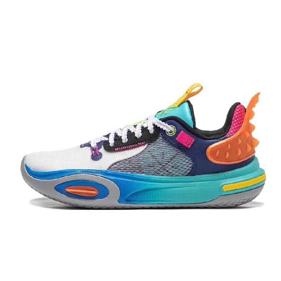 LiNing Wade All City 11 ‘White Blue Green'「Kids」 - Kicksown store