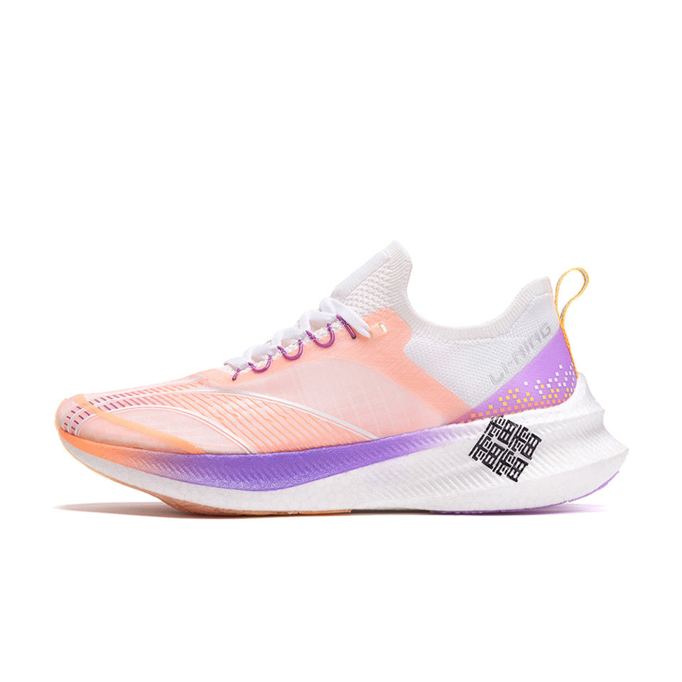 LiNing Feidian Challenger zapatillas de running Women's 'Blanco Morado' - Kicksown store
