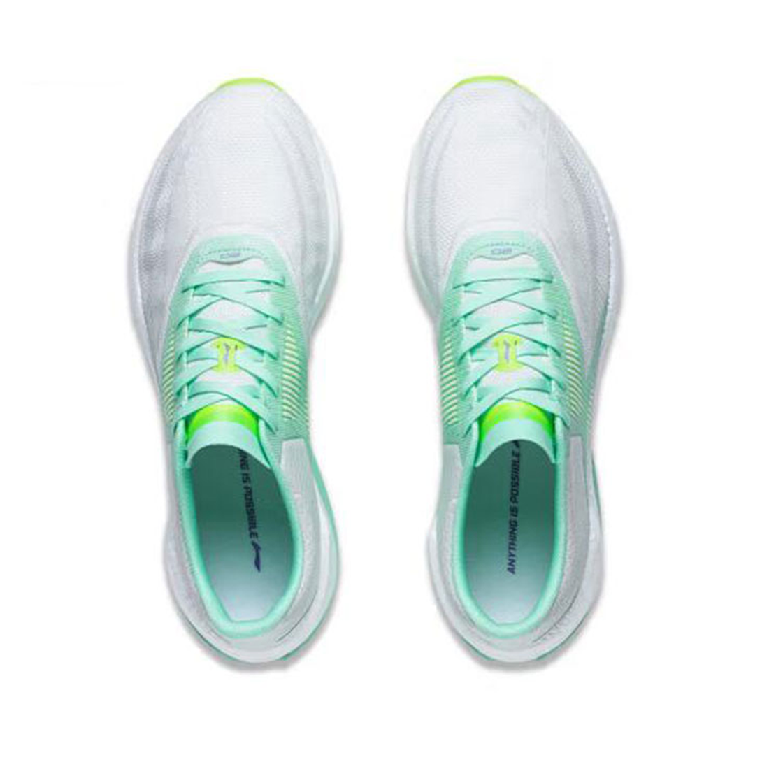 LiNing Super 淺色 20 '白色 Neon 綠色' - KICKSOWN 商店