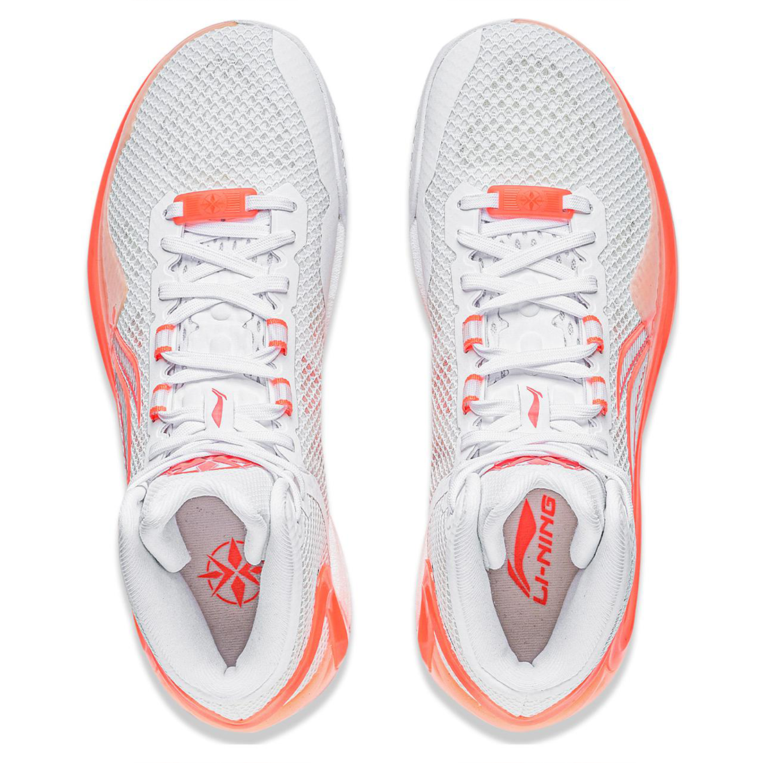LiNing Liren 4 High 'White Orange' - Kicksown store