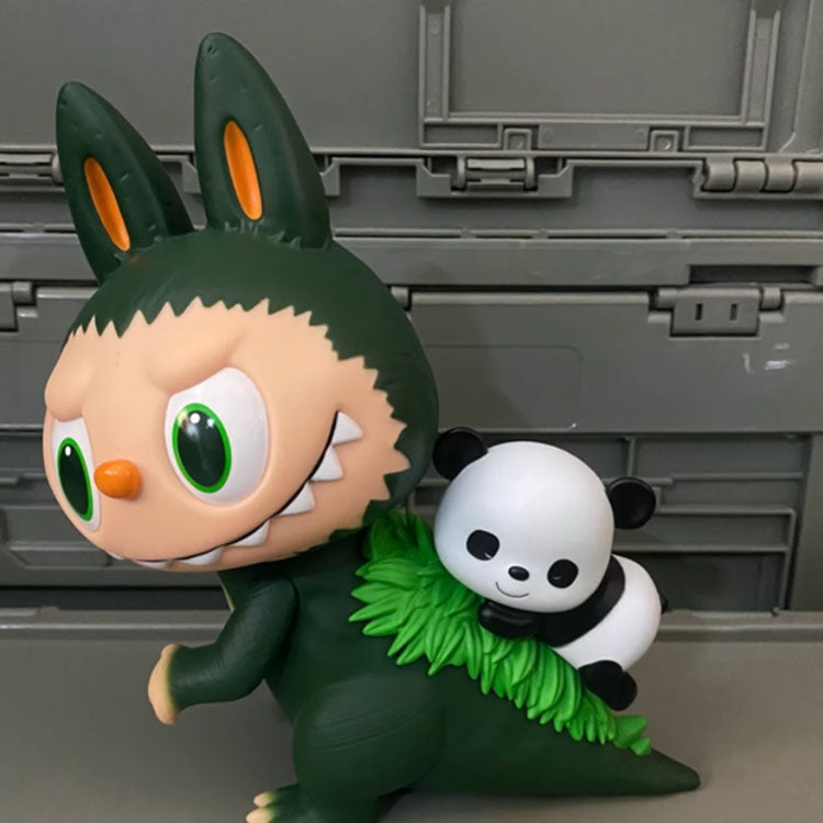 POP MART Panda Gojimomo Labubu Zimomo Panda Trendy Figures 20cm - متجر KICKSOWN