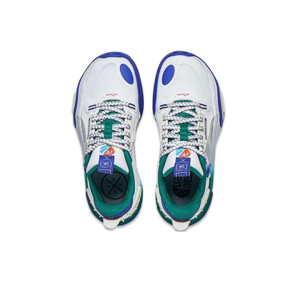 LiNing Wade Wszystkie City 11 ‘White Blue'「Dzieci」 - Kicksown store