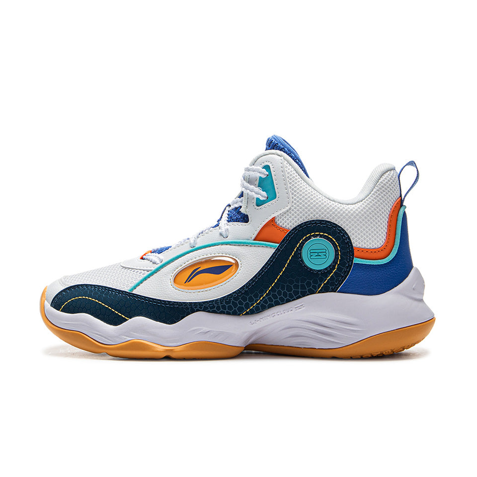 LiNing Young Basketball Shoes 'White Blue' 「Kids」
