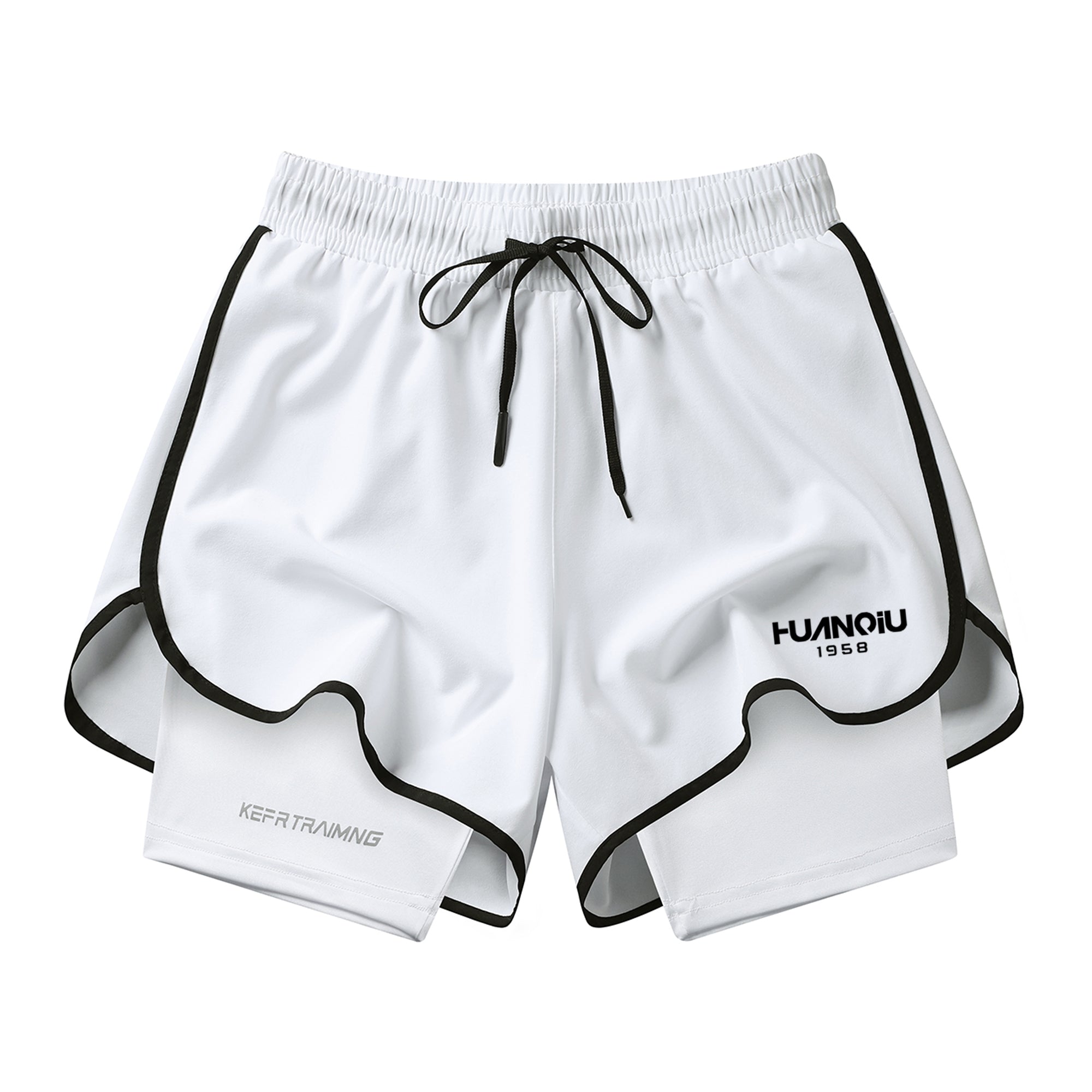 HUANQIU Tight-Fitting Sports Shorts