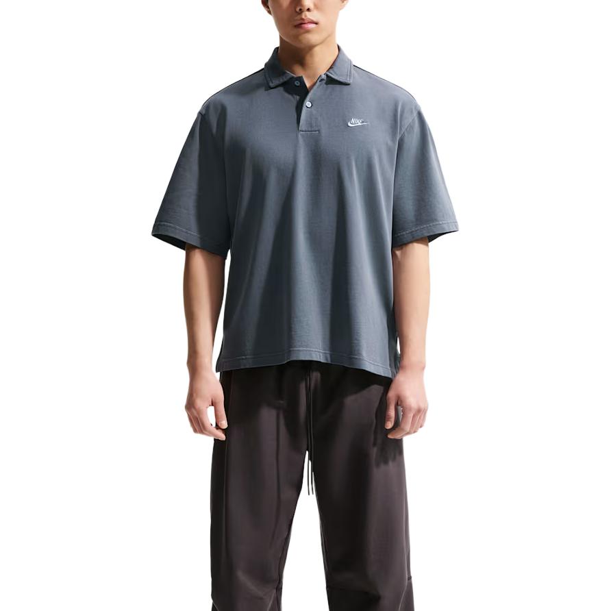 Nike Jersey Polo 'Obsidian'