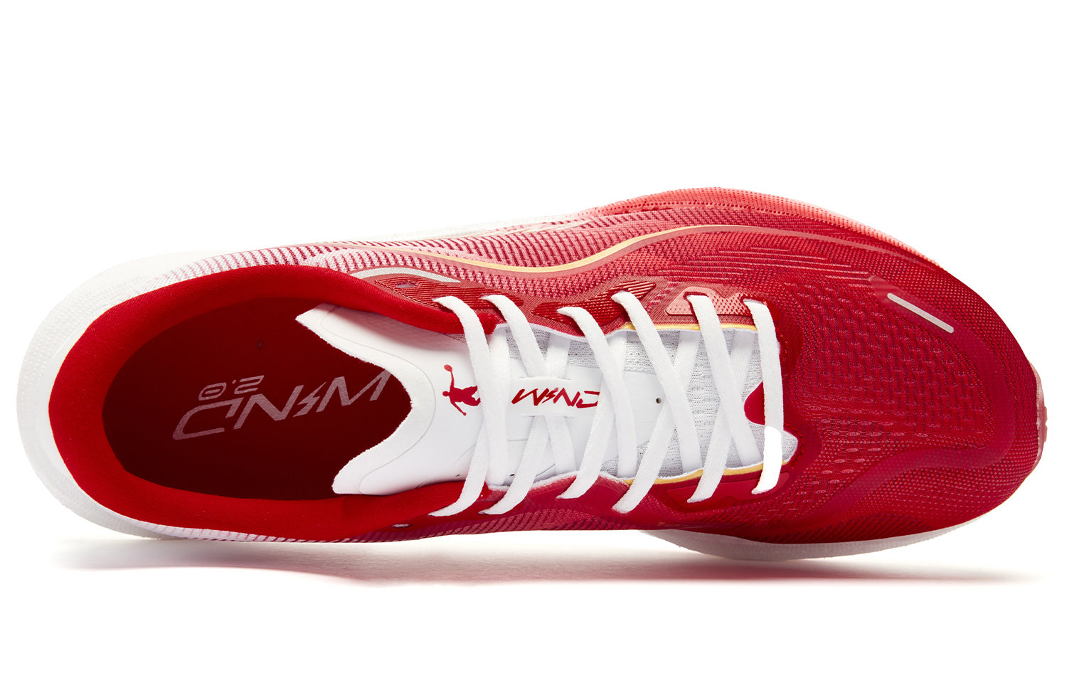 QIAODAN Wind-Running 2.0 'Tomato Red Jordan White' | Running Shoes