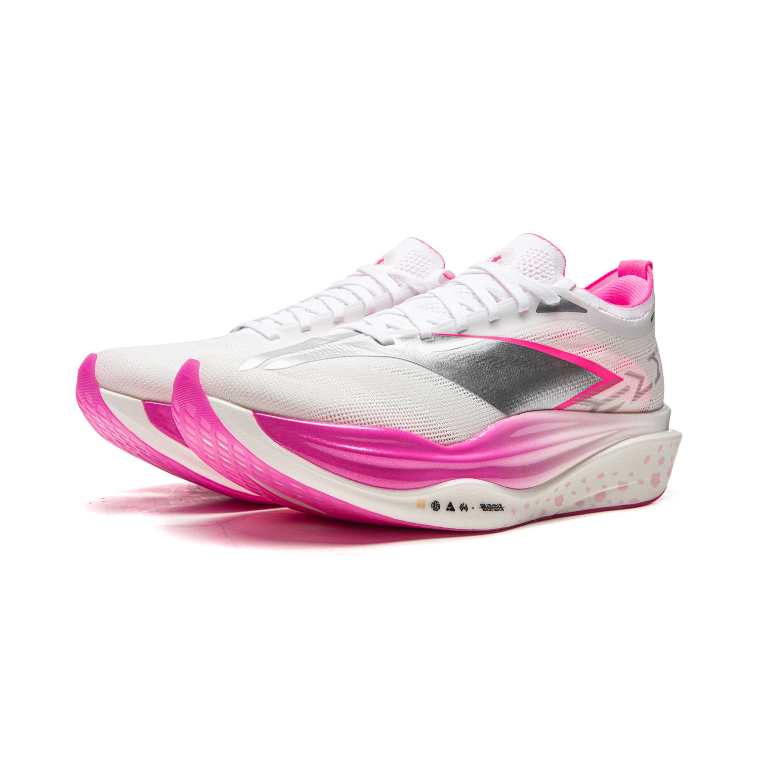 LiNing Feidian 6 ELITE 'Blanco Rosa'