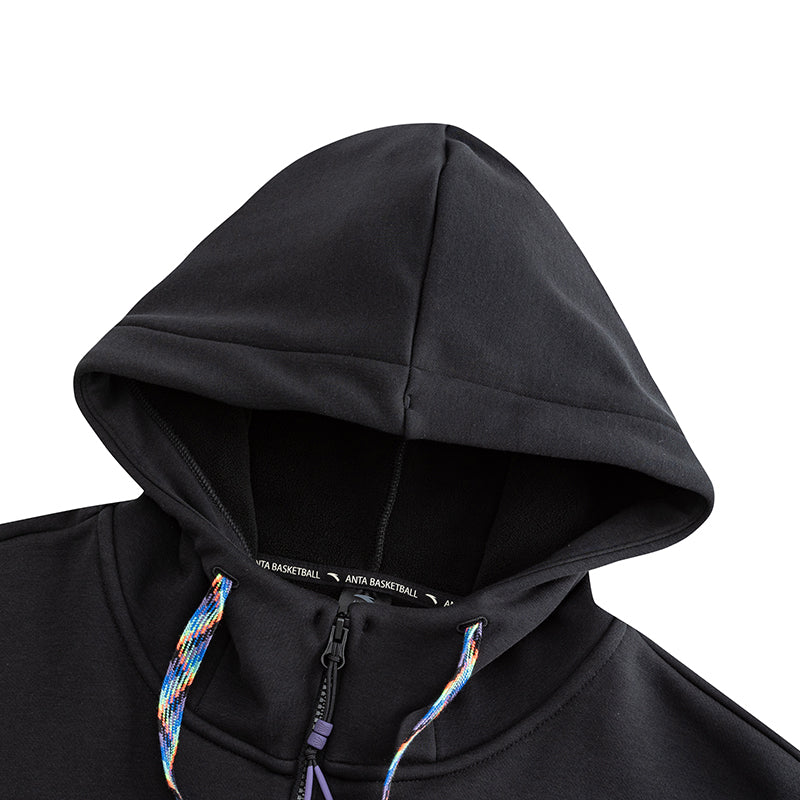 Anta KAI Sweatshirts 'Black' Hooded