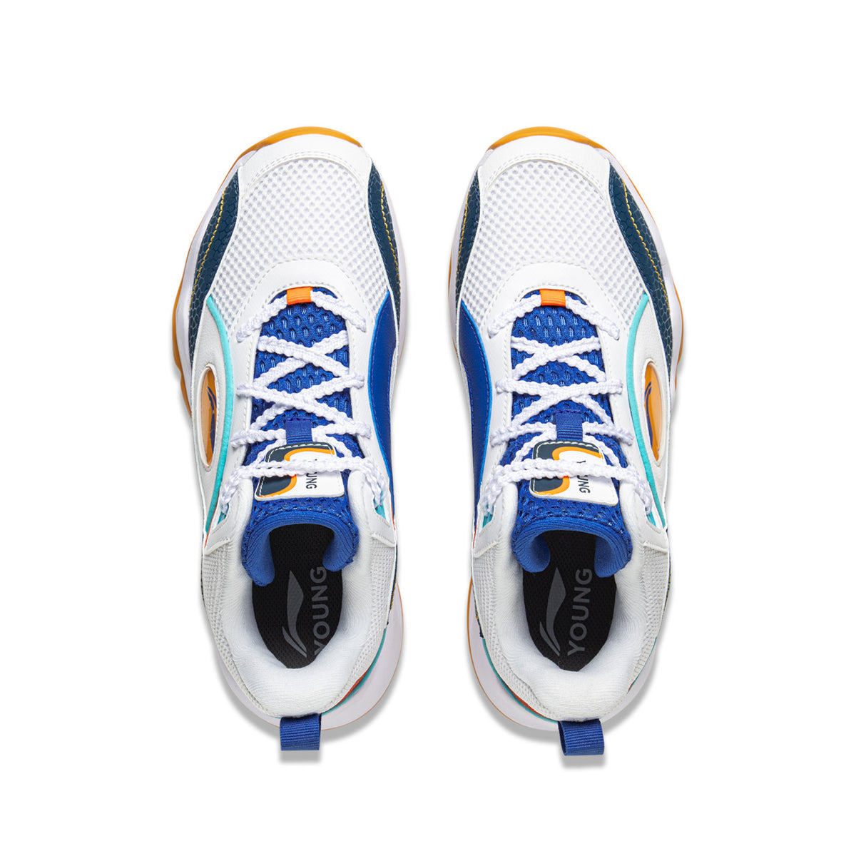 LiNing Young Basketball Shoes 'White Blue' 「Kids」
