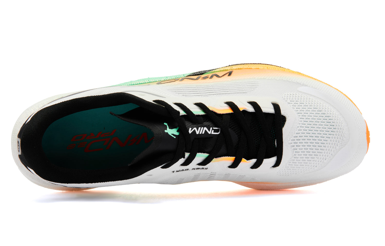 QIAODAN Wind-Running 2.0 PRO Hardloopschoenen 'Jordan White Flying Shadow Orange'