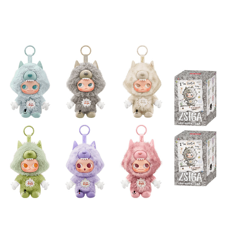 POP MART ZSIGA I'm Zsiga Series-Vinyl Plush Pendant Mystery Boxes