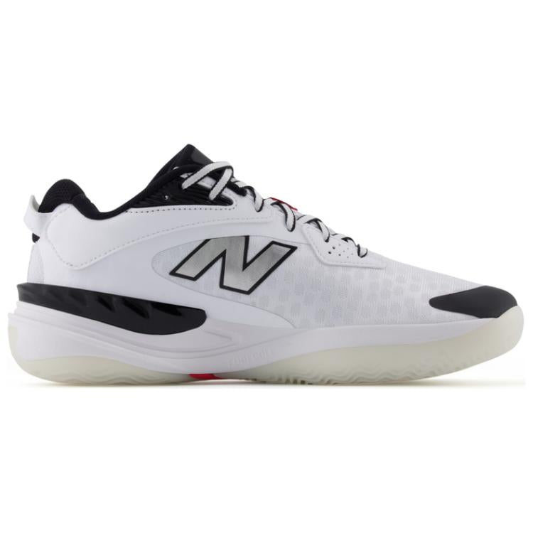 New Balance Bb Hesi Low V2 Wit Team Rood Zwart