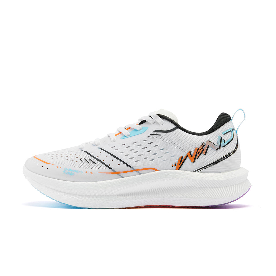 QIAODAN Wind-Running SE zapatillas de running 'Blanco Azul Naranja'