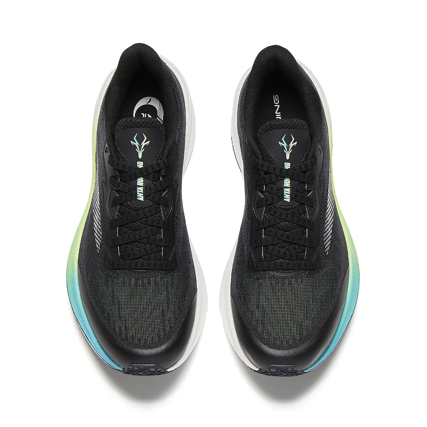 Anta Zone 2 Heart Rate 90 'Black Green Silver' | Running Shoes