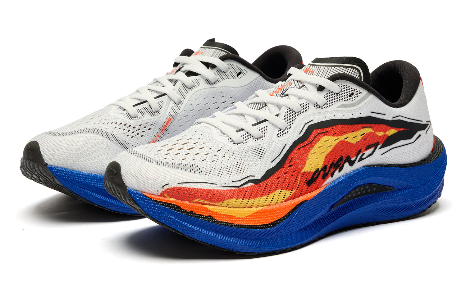 QIAODAN Wind-Running 2.0 chaussures de running 'Jordan Blanc Dazzling Bleu'