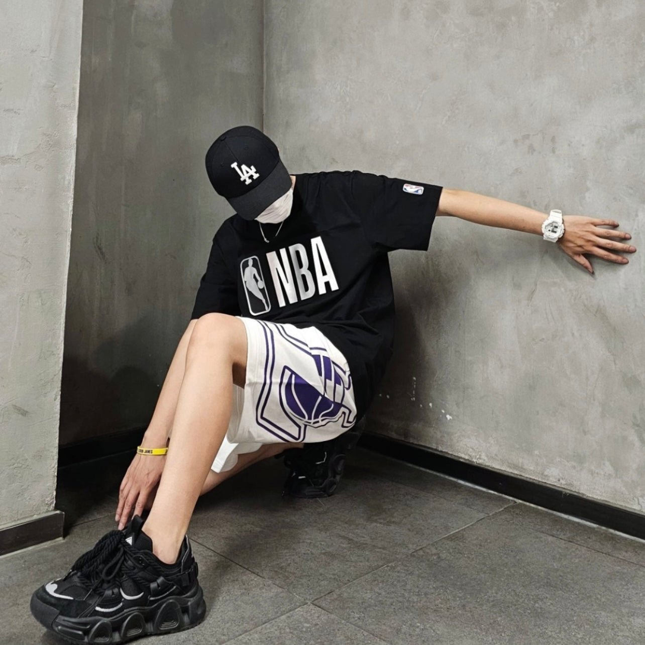 JACK JONES x NBA Unisex Casual Shorts 'Lakers'