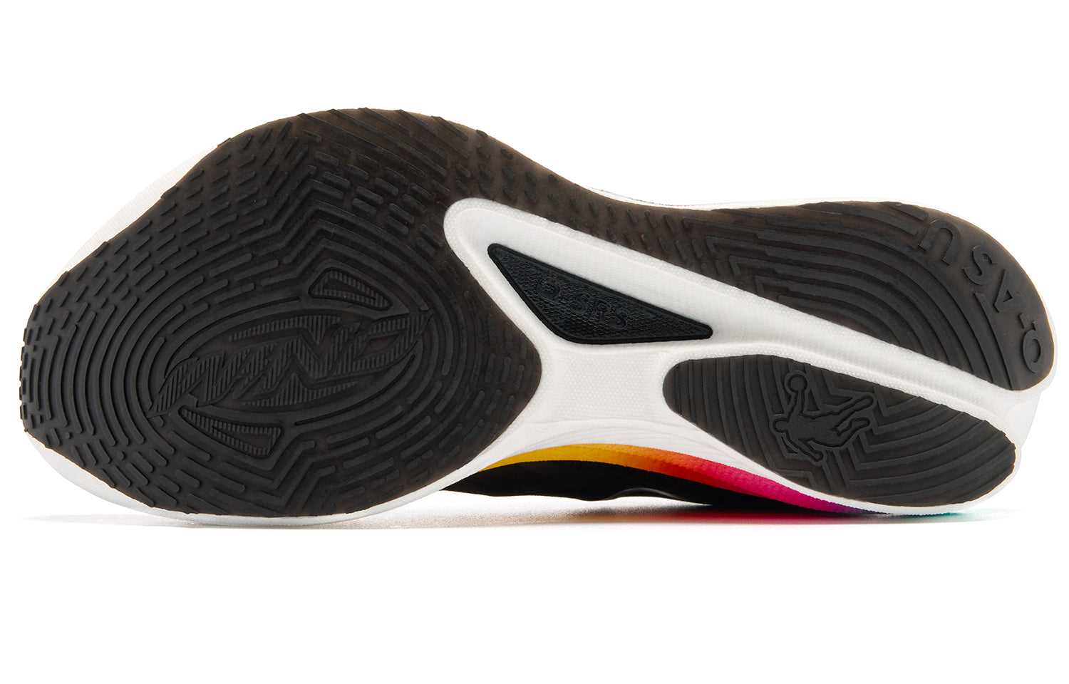 QIAODAN Wind-Running 3.0 Hardloopschoenen 'Black White'