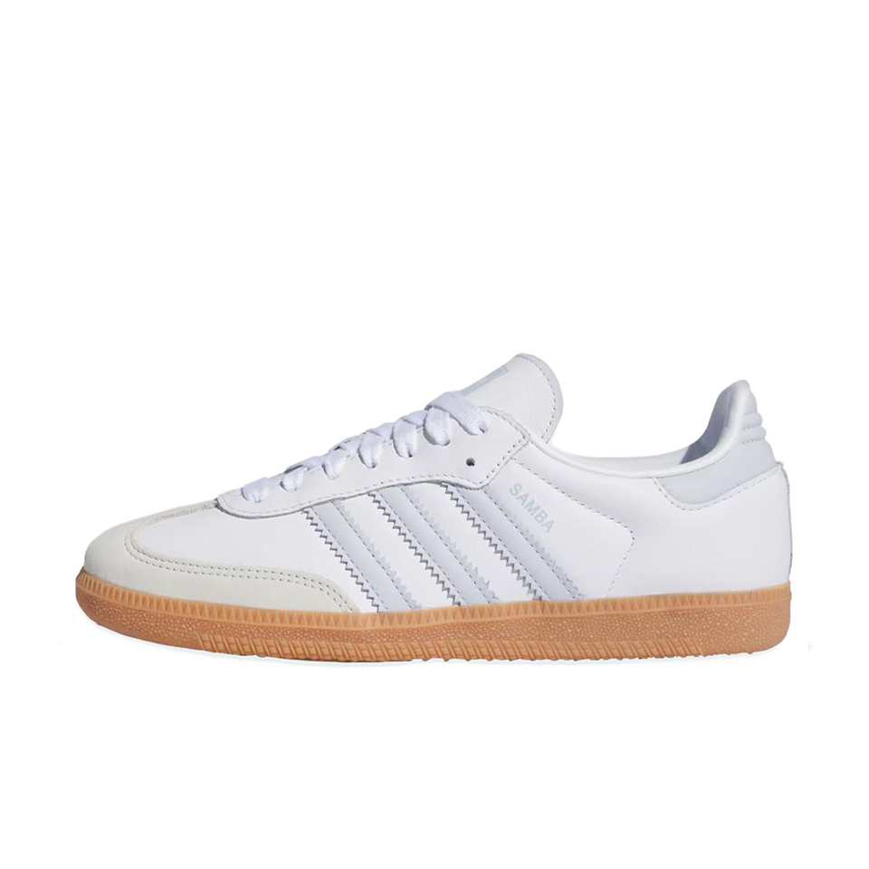 Adidas Samba Originals OG 'White Halo Blue Gum' 「Womens」