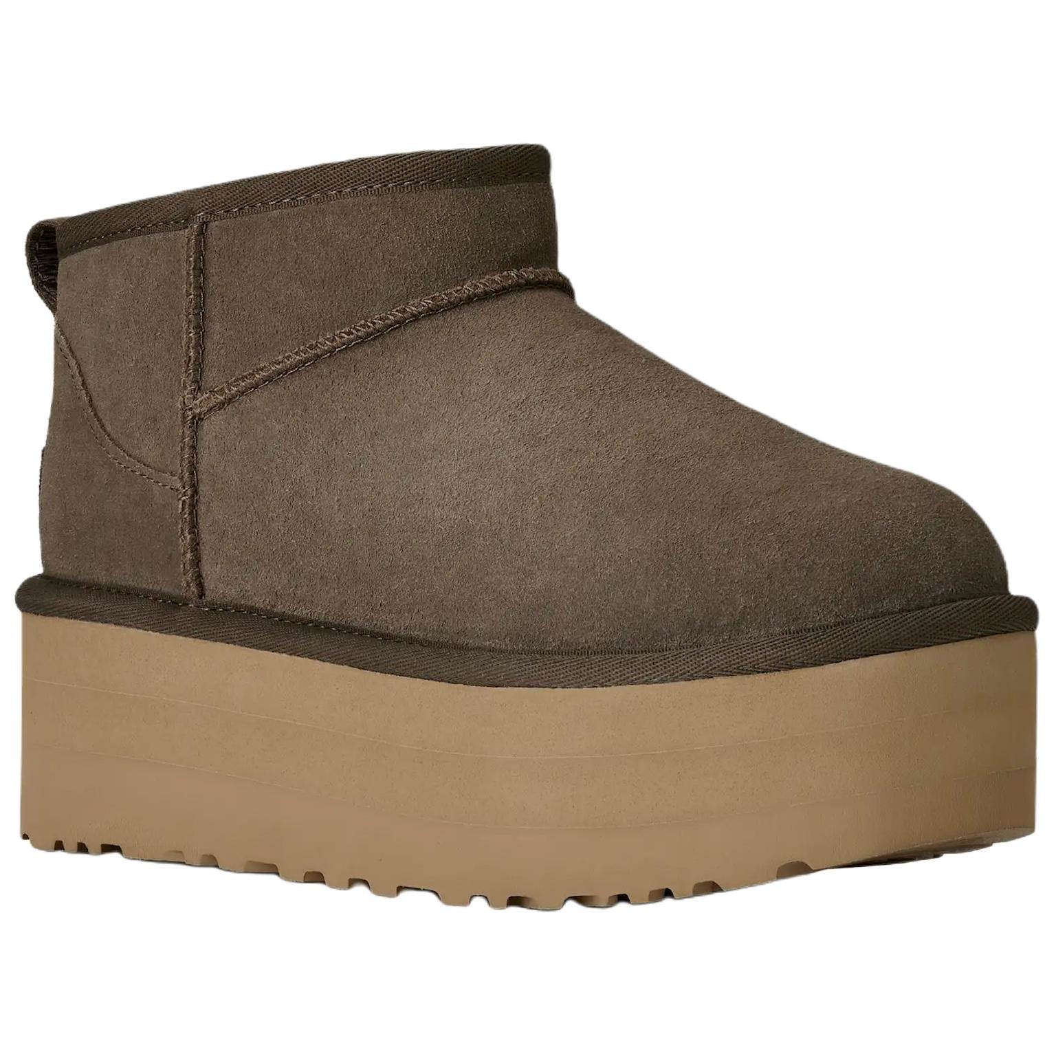 UGG Classic Ultra Mini 'Black Brown' 「Women」