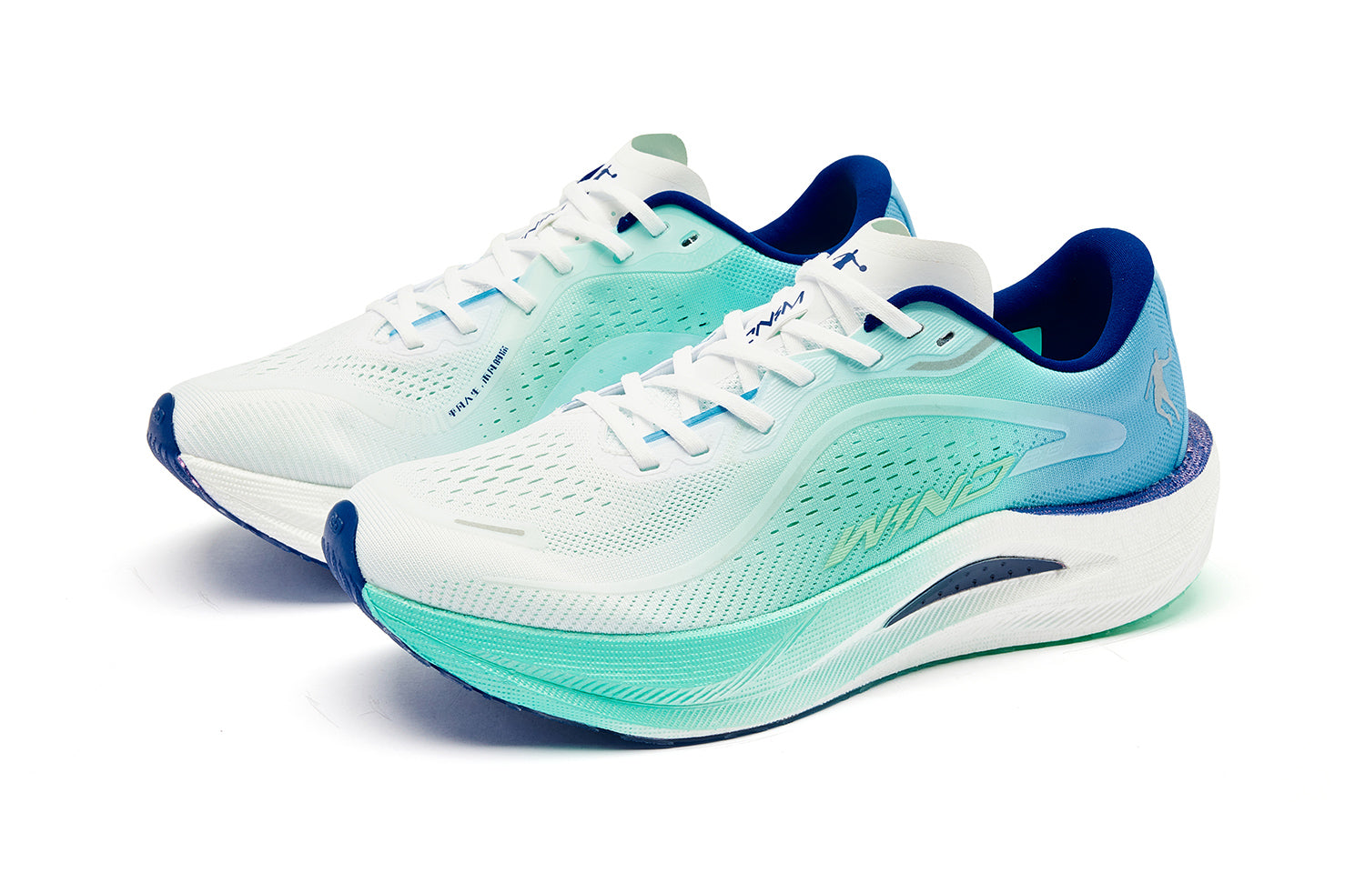 QIAODAN Wind-Running 2.0 chaussures de running 'Smart Vert Sea Salt Bleu'