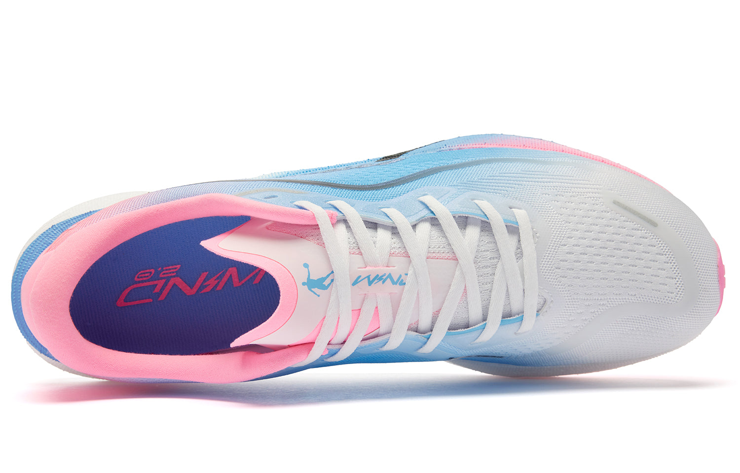 QIAODAN Wind-Running 2.0 'Jordan White Fresh Blue' | Running Shoes