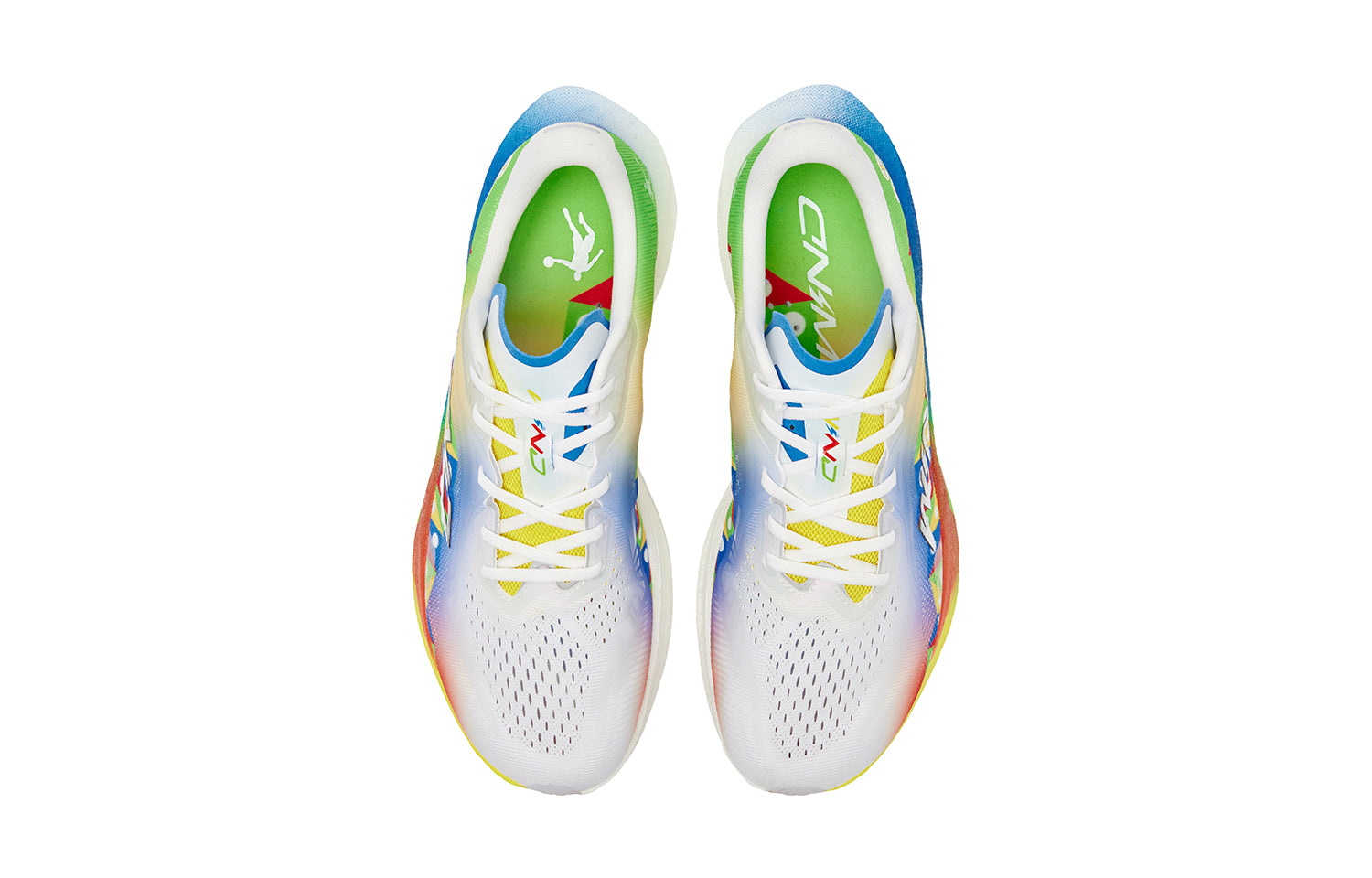 QIAODAN Wind-Running 3.0 'Jordan White Neon Green' | Running Shoes
