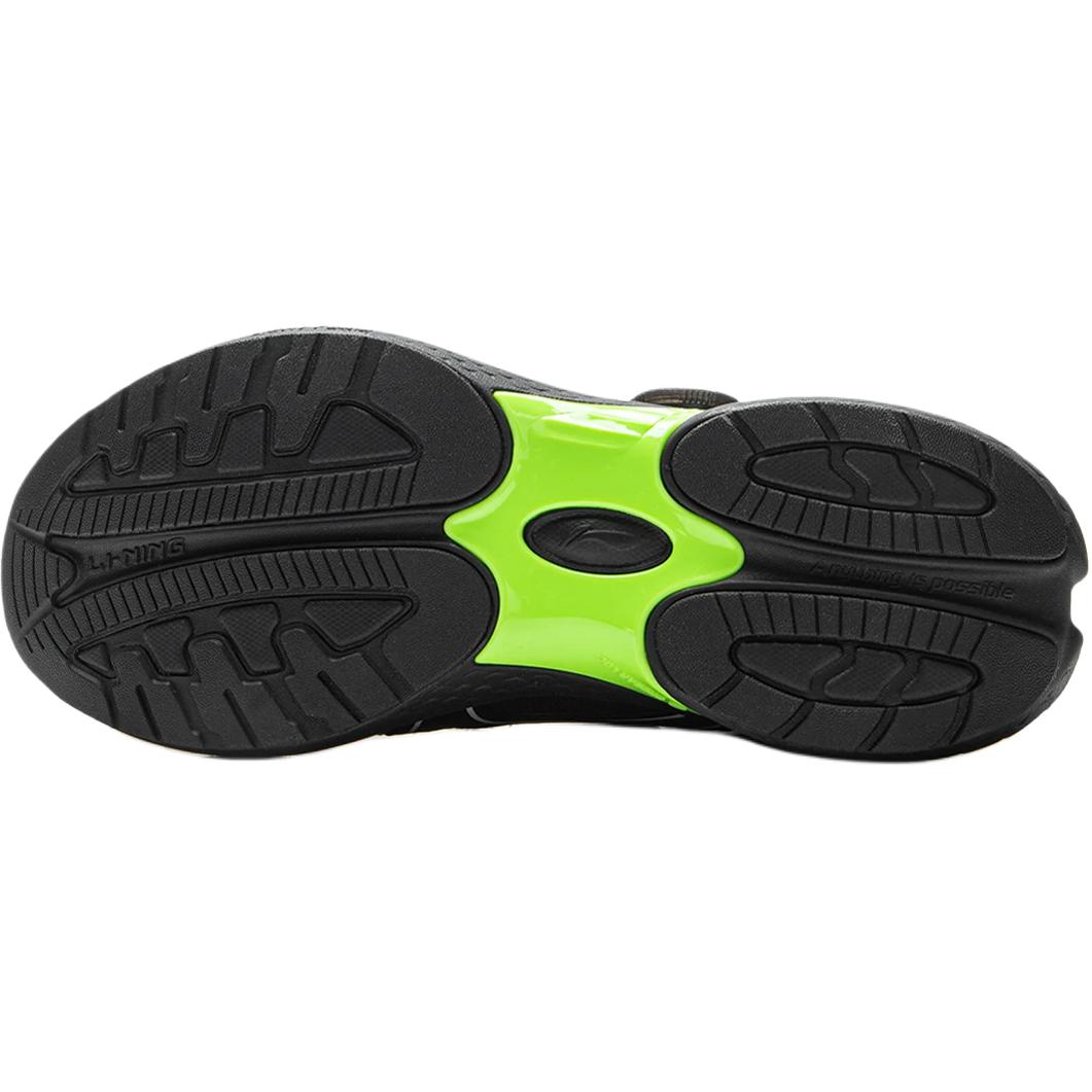 LiNing Young Running Shoes 'Black Green' 「Kids」