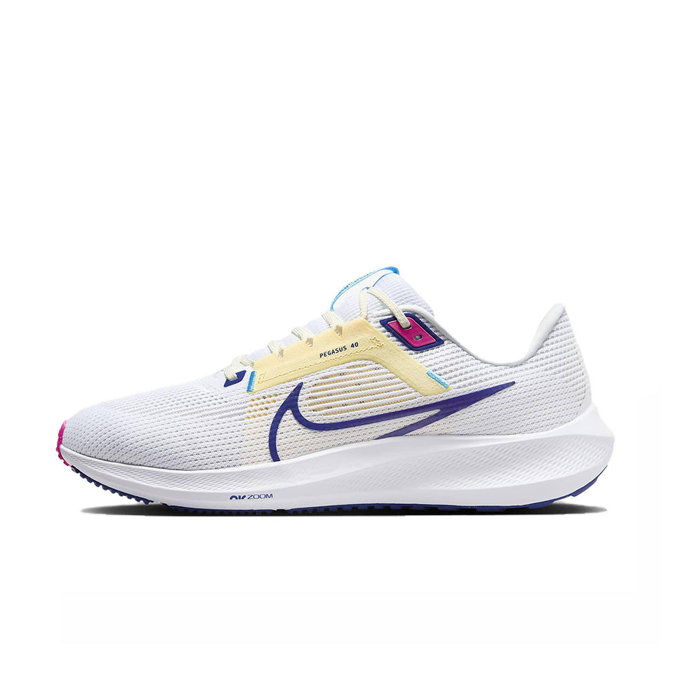 Nike Air Zoom Pegasus 40 'White Deep Royal Blue' | Running Shoes