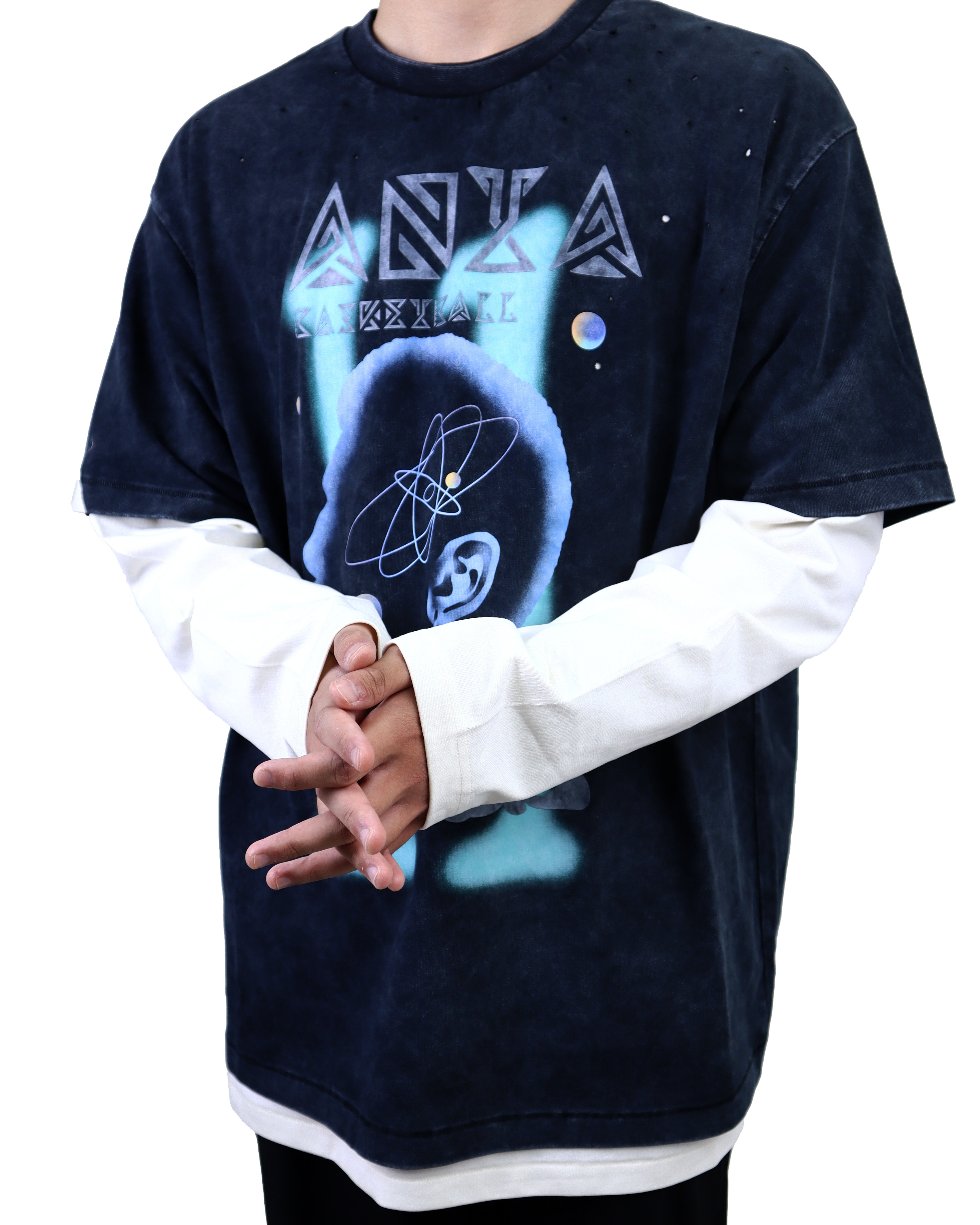 Anta Kai Sweater 'Black Blue'