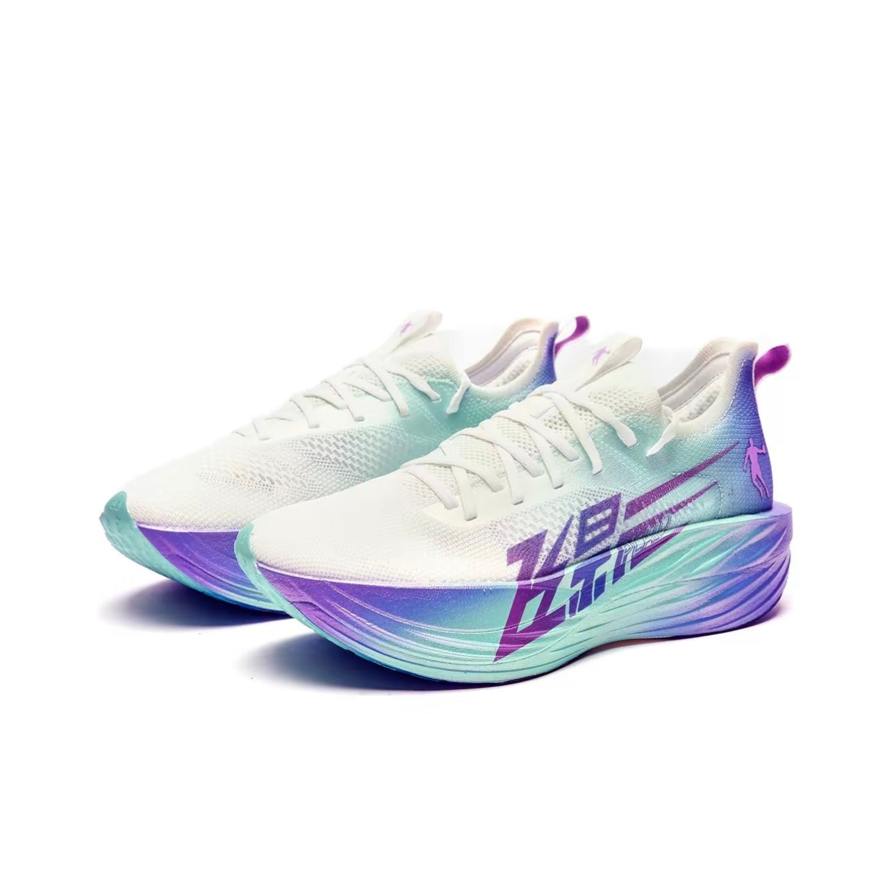 Qiaodan Feiying PLAID 1.5 ‘Blanco Morado’ - Kicksown store
