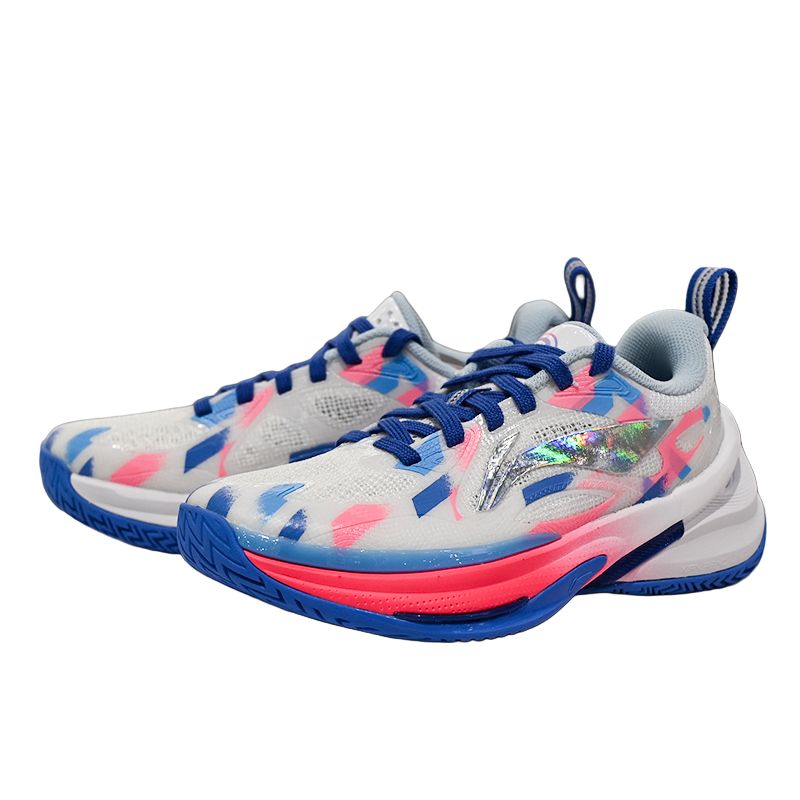 LiNing Young Basketball Shoes 'White Blue' 「Kids」