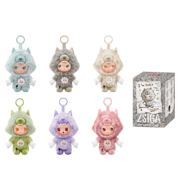 POP MART ZSIGA I'm Zsiga Series-Vinyl Plush Pendant Mystery Boxes