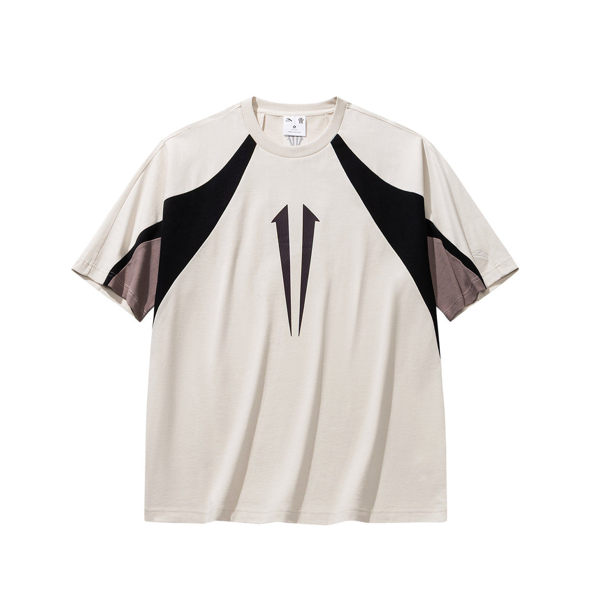 ANTA T-Shirts 'Mud Gray' Crew Neck