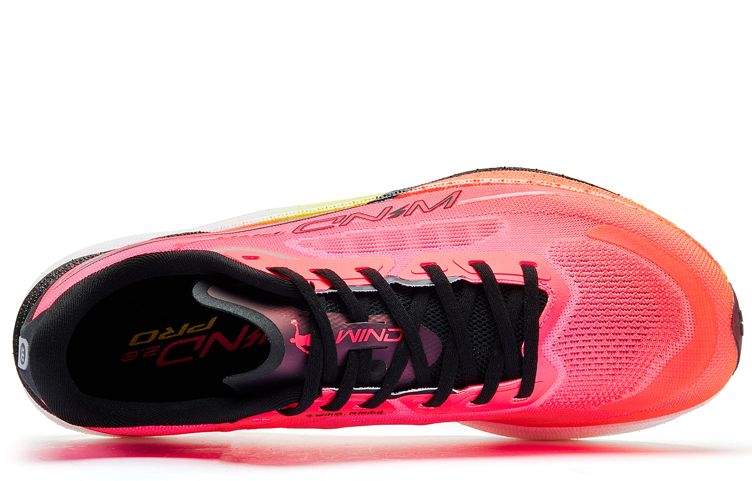 QIAODAN Wind-Running 2.0 PRO Hardloopschoenen 'Pink Yellow'「Dames」